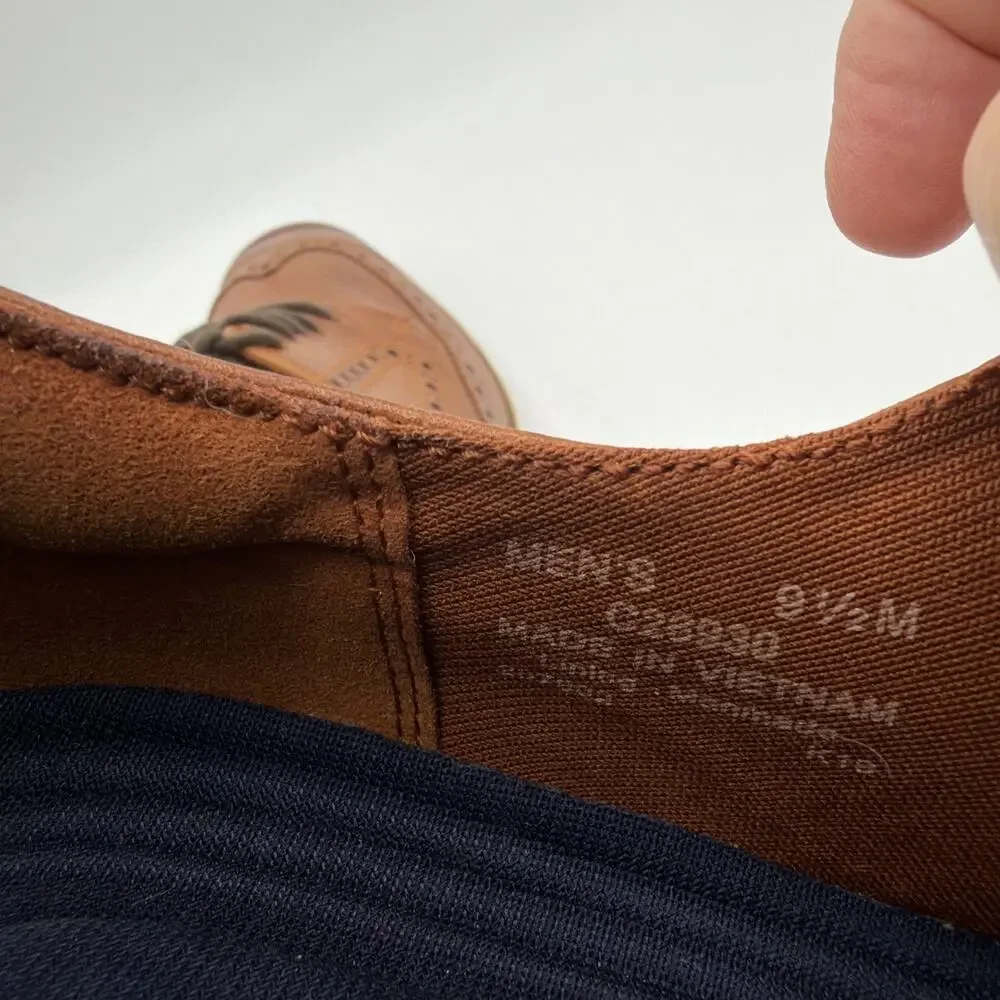 Cole Haan Men's Grand Evolution Shortwing British Brown Tan Ivory size 9.5